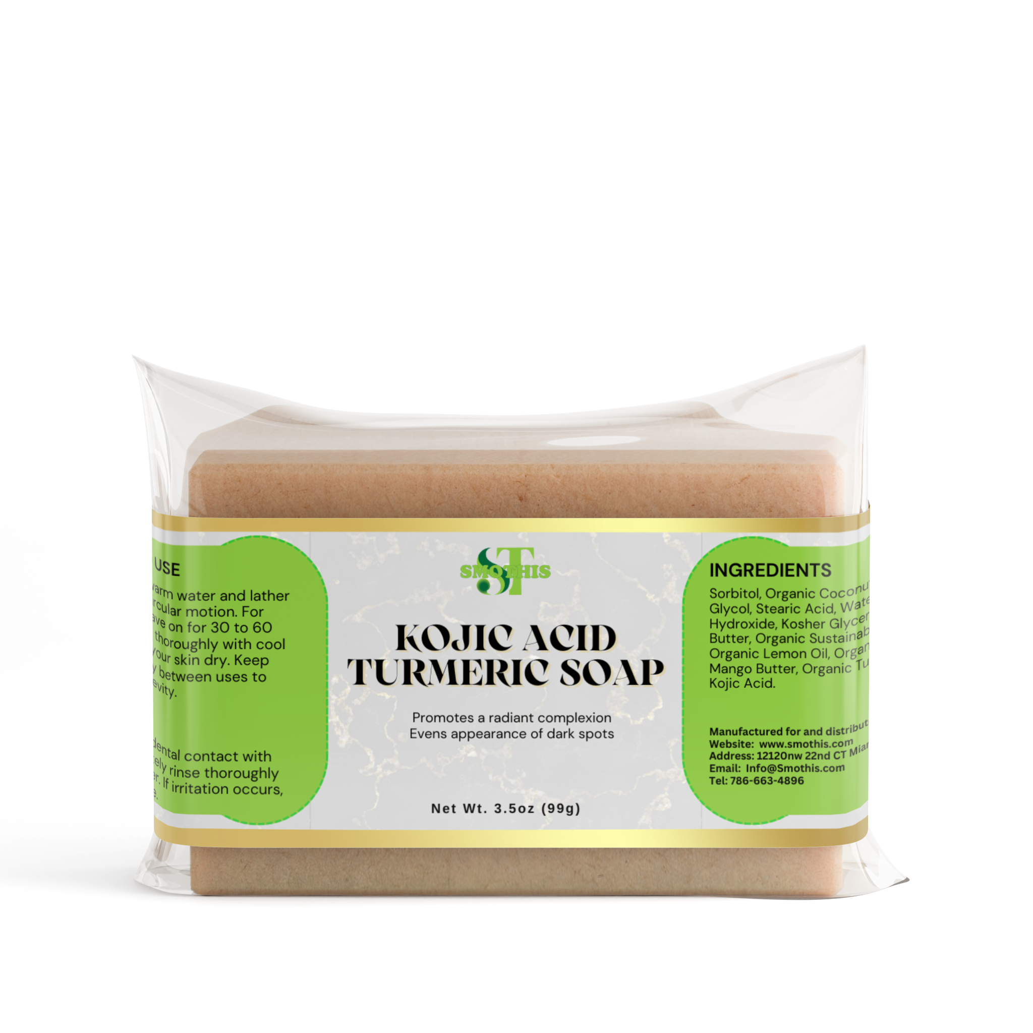 Kojic Acid & Turmeric Soap